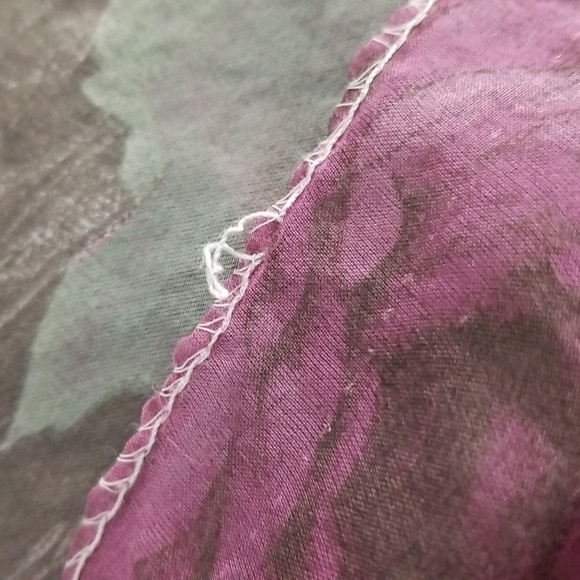 Floral dress.  No label.  Guessing size 7 rose brown - Picture 11 of 11